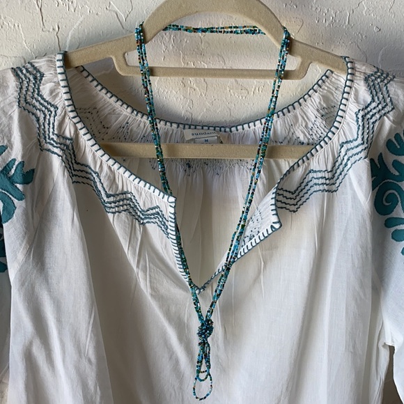 🌼✌️🌼 ‼️ BLUE SKY SEED BEED NECKLACES ‼️ - Picture 5 of 11